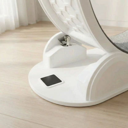 charge via panneau solaire sur cette roue pour chat
