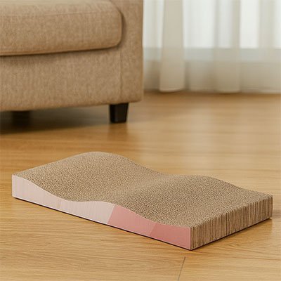 Griffoir en carton pour chat ecoprotect